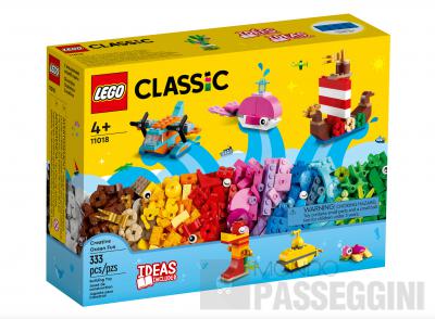 LEGO CLASSIC DIVERTIMENTO CREATIVO SULL'OCEANO 11018