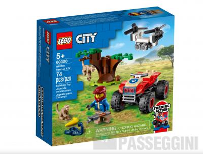 LEGO CITY ATV DI SOCCORSO ANIMALE 60300