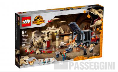 LEGO JURASSIC LA FUGA DEL T-REX E DELL'ATROCIRAPTOR 76948