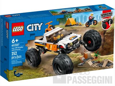 LEGO CITY AVVENTURE SUL FUORISTRADA 4X4 60387