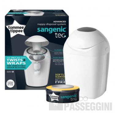 TOMMEE TIPPEE CONTENITORE SANGENIC TEC BIANCO + 1 RICARICA