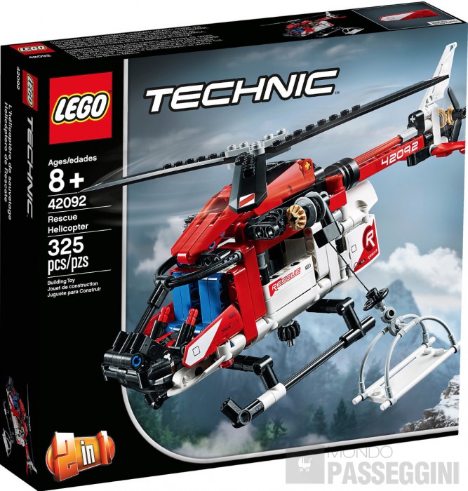 LEGO TECHNIC ELICOTTERO DI SALVATAGGIO 42092