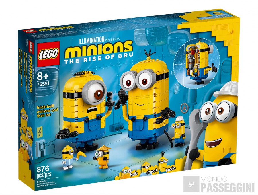 LEGO PERSONAGGI MINIONS E LA LORO TANA 75551 - Mondo passeggini