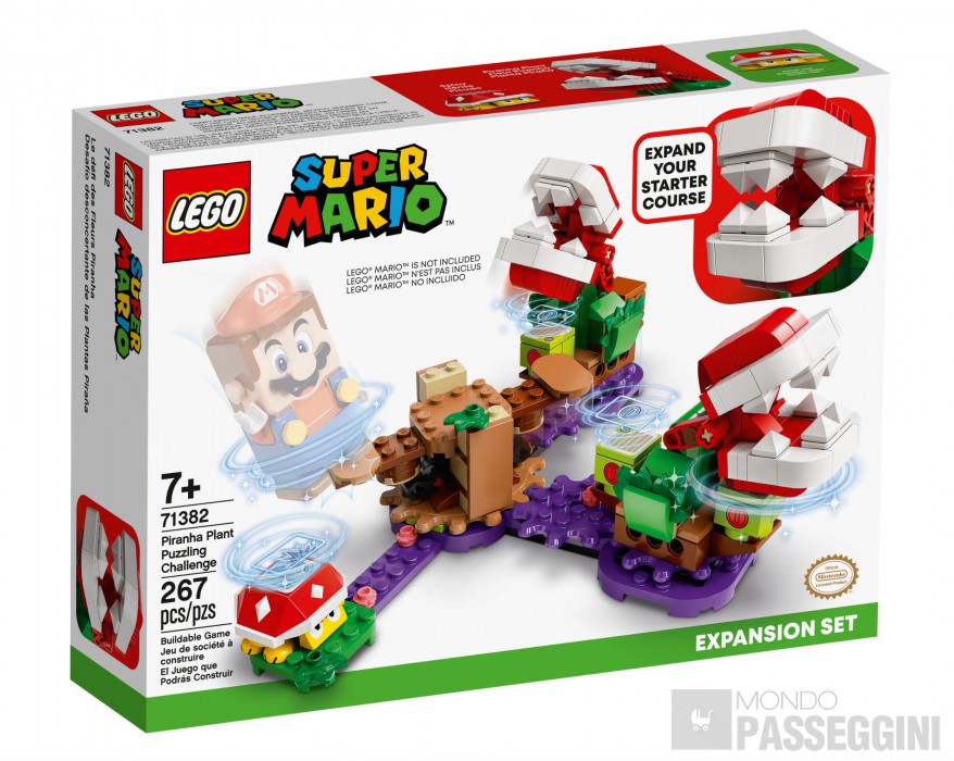 LEGO SUPER MARIO PIANTA PIRANHA - PACCO ESPANSIONE 71382 - Mondo passeggini